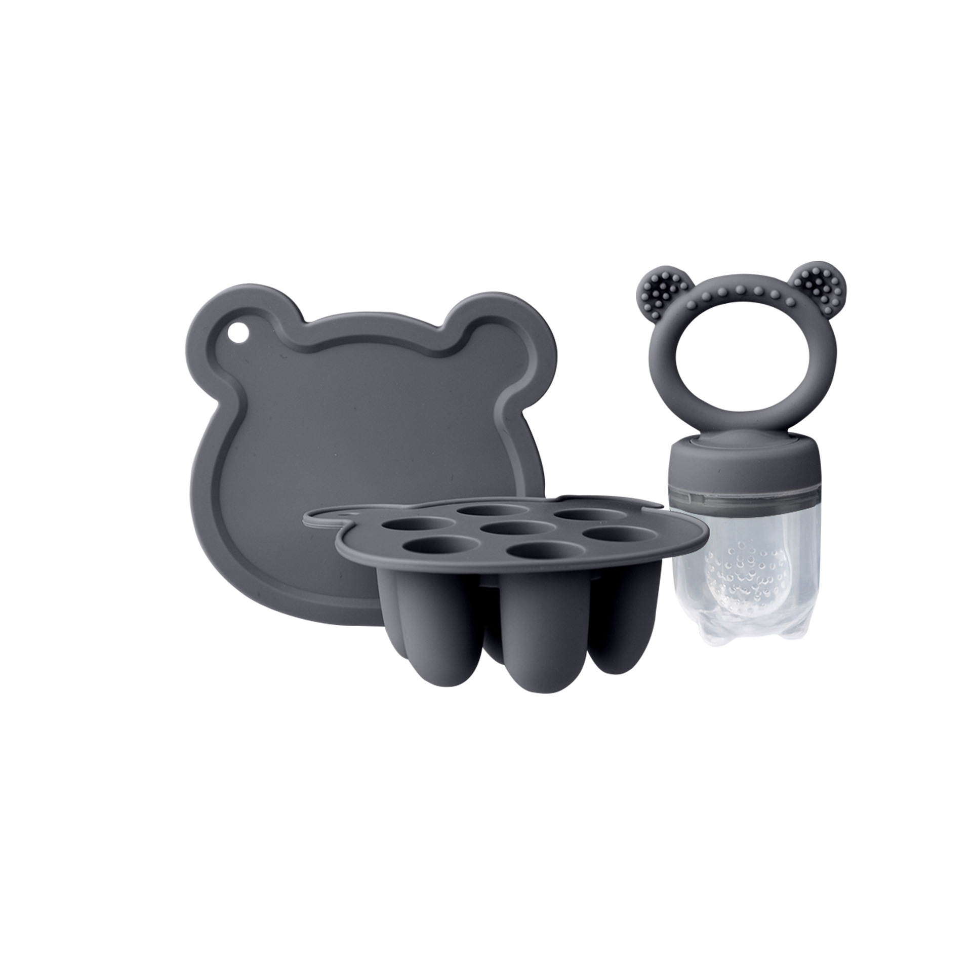 Juego de rejilla de hielo de oso de silicona para morder transfronterizo