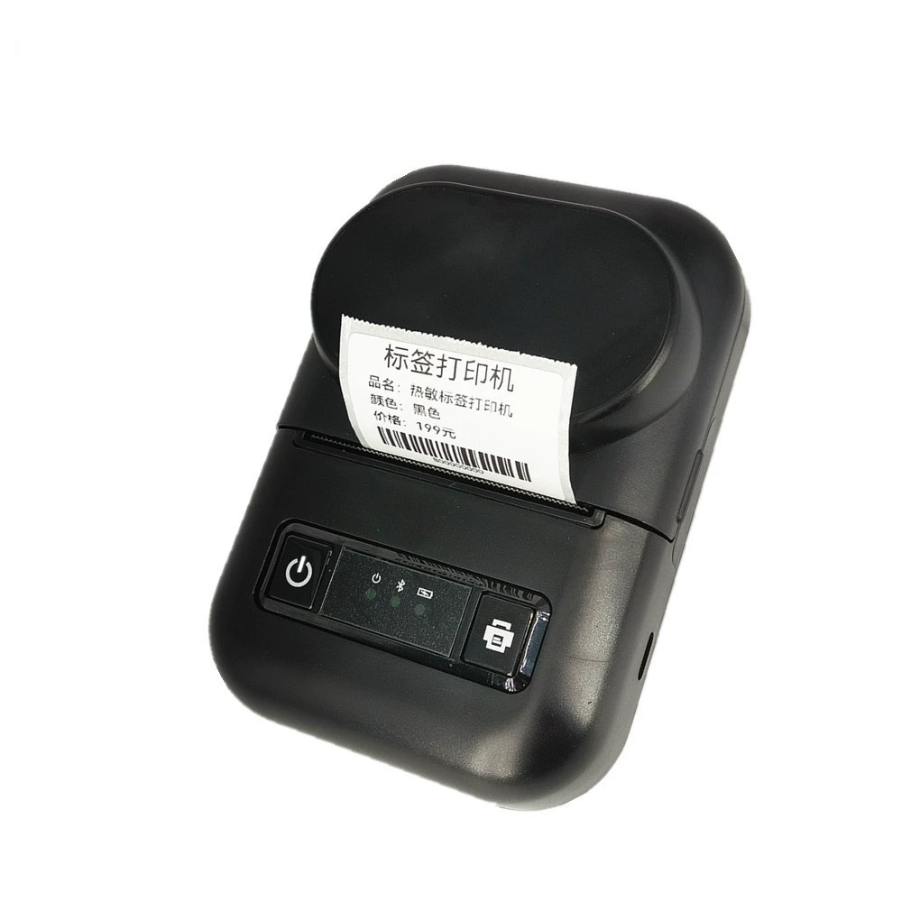 Handheld Printer, Bluetooth Portable Label Printer, Mobile & Laptop Compatible, 40×30mm Rolls