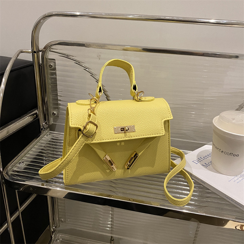 2024 nuevo bolso de moda para mujeres, bolso de mano de textura Kelly, bolso de hombro, bolso de viaje popular este año