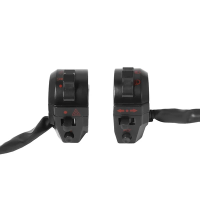 Motorcycle Function Switch Steering Light Switch 22mm Universal Left and Right Handlebar Switch Modification Accessories (Motorcycle Safety Supplies) - pearl-river-switch