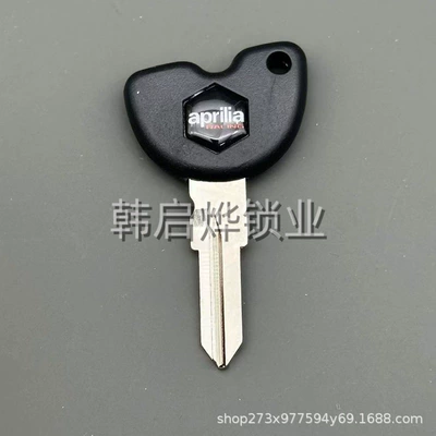 Motorcycle Piaggio Mines Medley Chip Key Embryo Spare Key Mines Chip Key (Motorcycle Key) - 347925mm-092-style-1-piaggio-key-embryo-black