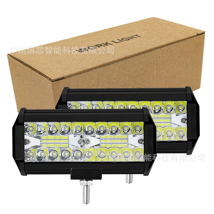 [Прямые продажи с фабрики] Sanmu 120W Двойная комбинированная автомобильная светодиодная Рабочая лампа для внедорожника, вспомогательный прожектор