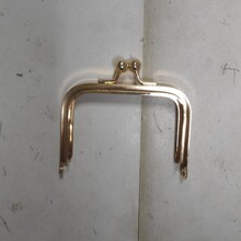 100*75*11珠*8宽边浅金单面侧口手抓零银钱首饰口红包用口金铁夹