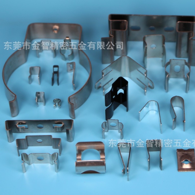 厂家生产加工各类金属冲压加工折弯冲压件连续成型不锈钢弹片
