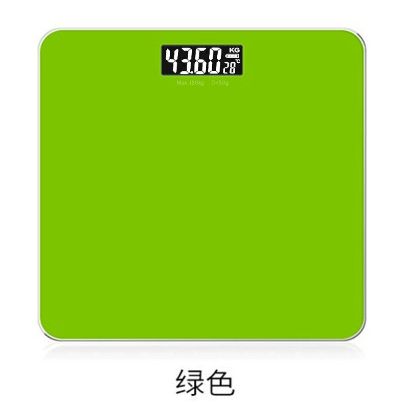 30*30 см большой стол сплошной цвет стеклянные весы пена цветная коробка упаковка 180 кг Электронные весы человеческие весы