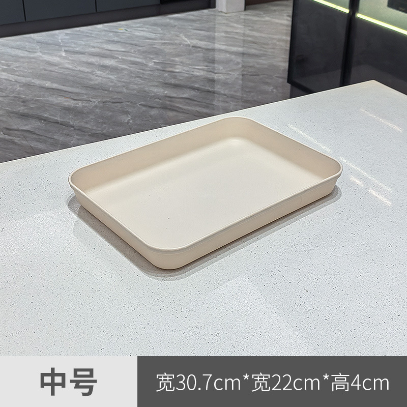長方形のプラスチックはトレーのホテルの家庭用のお茶を深めます。|undefined