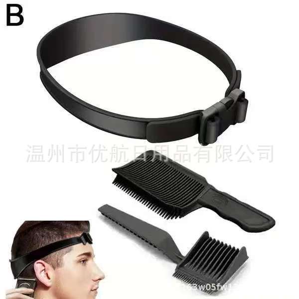 ブレンドフレンドフェードコームメンズヘアカットコームグラデーションコームオイリーヘアノギスコームロングハンドルバリカンコーム|undefined