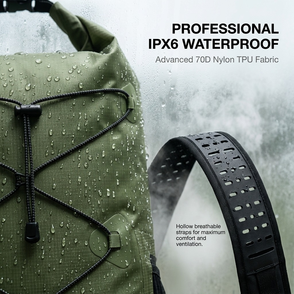 Dignon mochila impermeable al aire libre rafting caminata IPX6 impermeable OVKW