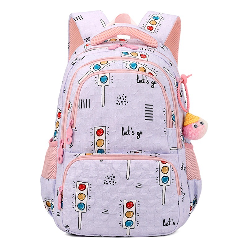 Peces naturales nuevos niños schoolbag estudiante de la escuela primaria Grado tres a seis mochila chica schoolbag Grado uno Venta caliente