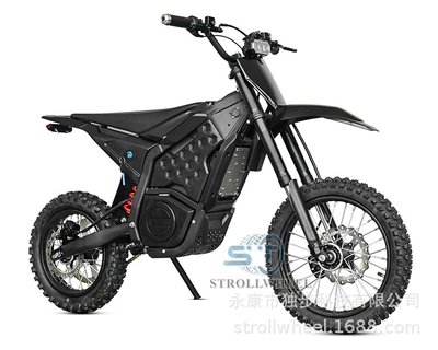 Cross-border exclusive 48V Q2 youth electric off-road motorcycle 2000W high-power all-terrain outdoor riding (Elektrikli motosikletlər) - black-48v20ah