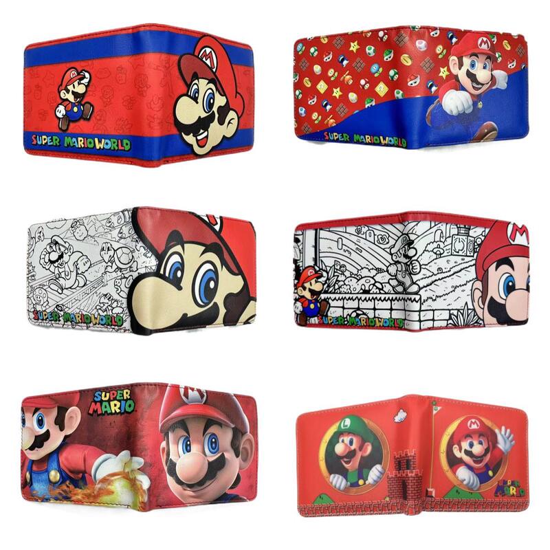Super Mario Cartoon Mario Bros Markley Super Mary Coin Purse Card Bag Wallet