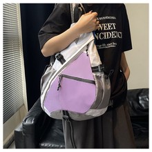 时尚新款斜挎包单肩包韩版时尚胸包大容量包包旅行背包男女气质包