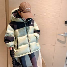 女童冬装大品牌儿童羽绒服大童秋冬季加厚免洗亮面中长款洋气外套