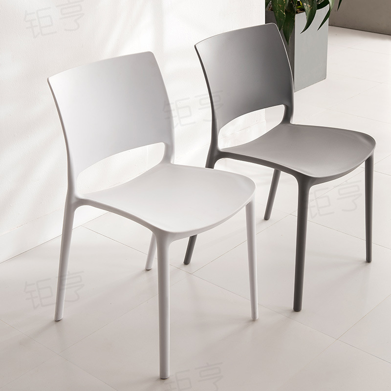 Silla de plástico sencilla y moderna, muebles nórdicos, silla de ocio para bodas, silla de comedor para adultos, silla de negocios para hotel, silla de café