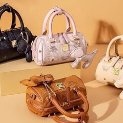オリジナル標準正確な花柄 M's ミニボストンレディースバッグハンドバッグショルダークロスボディピローバッグハイバージョン