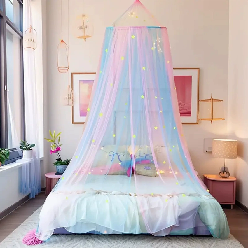 Новый бесмонтажный купол потолочный тип радуги звезды противомоскитные сетки домашний висящий напольный зашифрованный утолщение