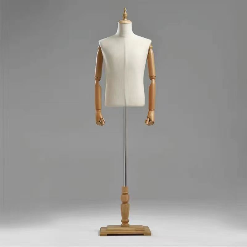 Modelo de ropa de hombre accesorios de mujer todo el cuerpo plataforma percha de ropa de ventana de hombre estante de exhibición de busto falso cuerpo humano tienda de ropa modelo rack