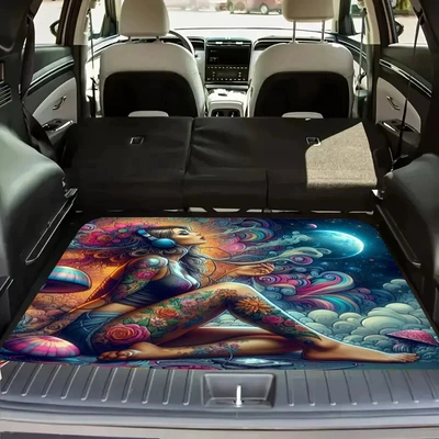 Mat Water-Absorbent, Non-Slip, Dirt-Resistant and | Avtomobil döşəmə paspasları - jq-trunk-mat-7-75100cm