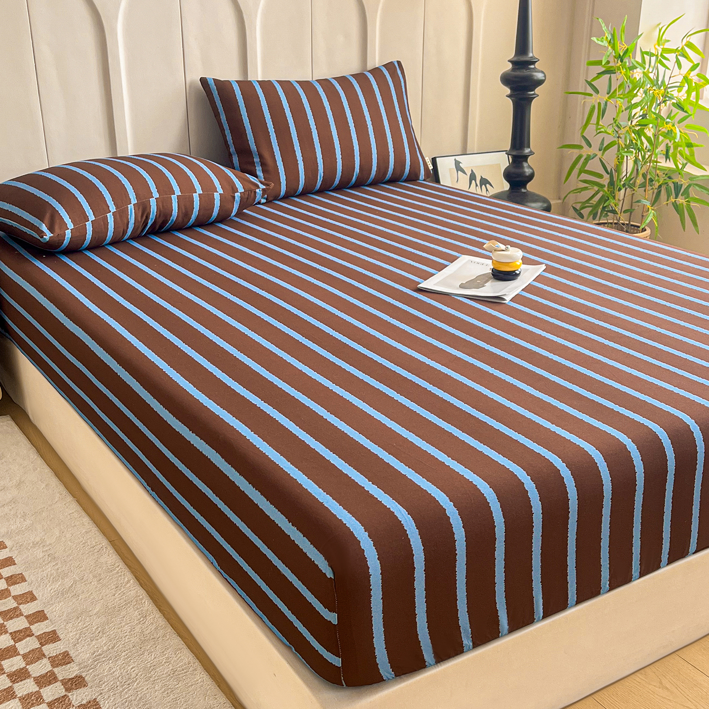 Cama de algodón grueso y molido, una sola pieza de algodón puro otoño y invierno, nueva cubierta de colchón doble