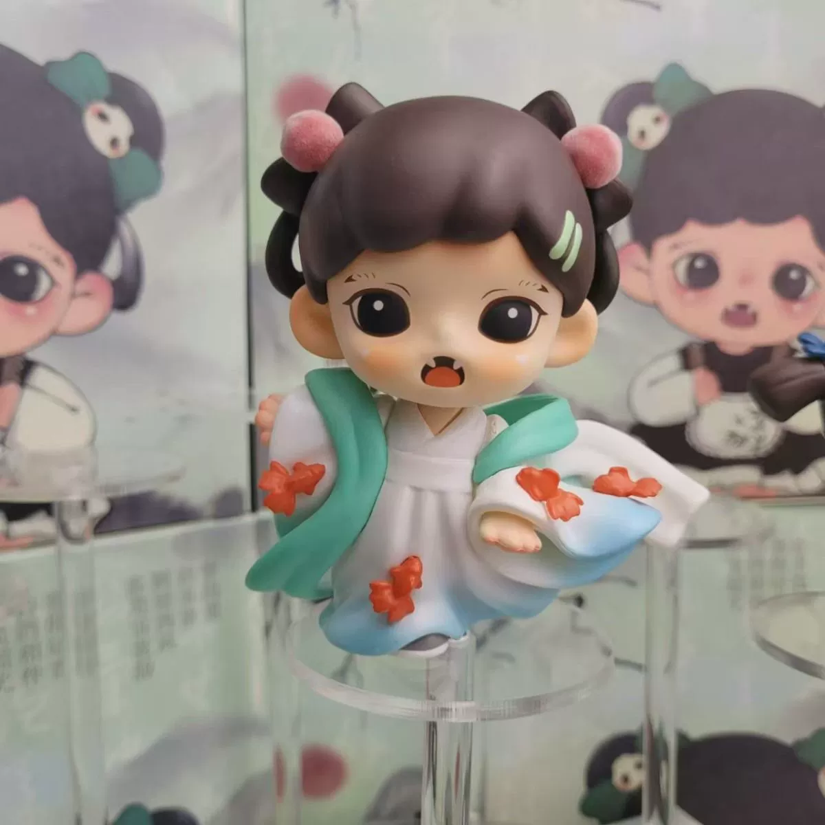 Китайская версия игрушки Baby Zorra трех поколений Лингчю слепая коробка в древнем стиле украшения модная игрушка кукла подарок милый
