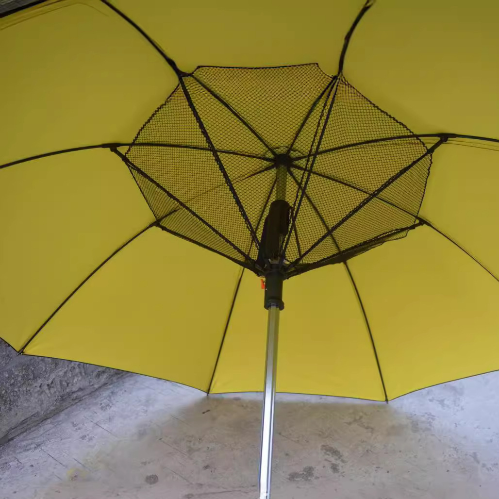 Mango de hueso largo recto al aire libre, protección UV, protección solar, sol, lluvia, regalo, barra recta, ventilador de spray, batería, paraguas