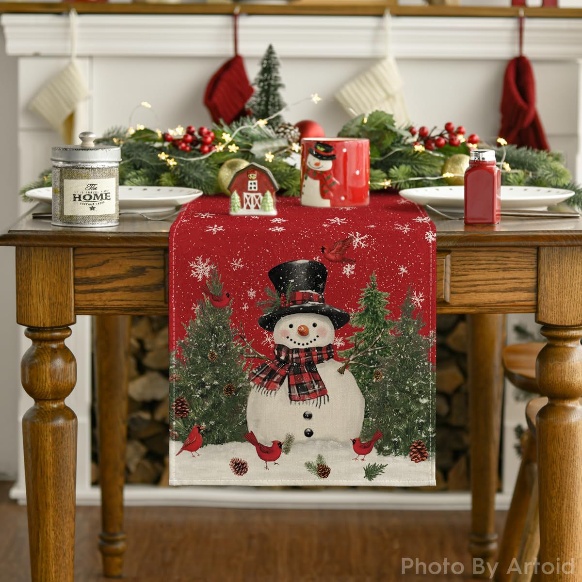 Table Runner, 13__ x 120__ Red