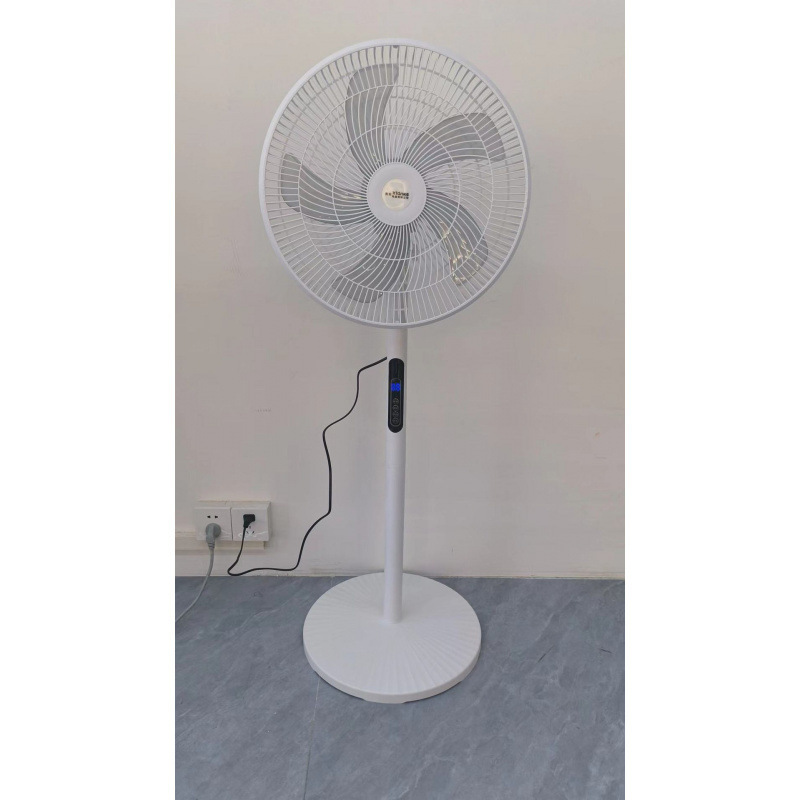 Ventilador de piso de pulgadas de punto de comercio exterior, ventilador eléctrico de viento grande de tono ligero doméstico, ventilador vertical de control remoto, envío gratis a casa