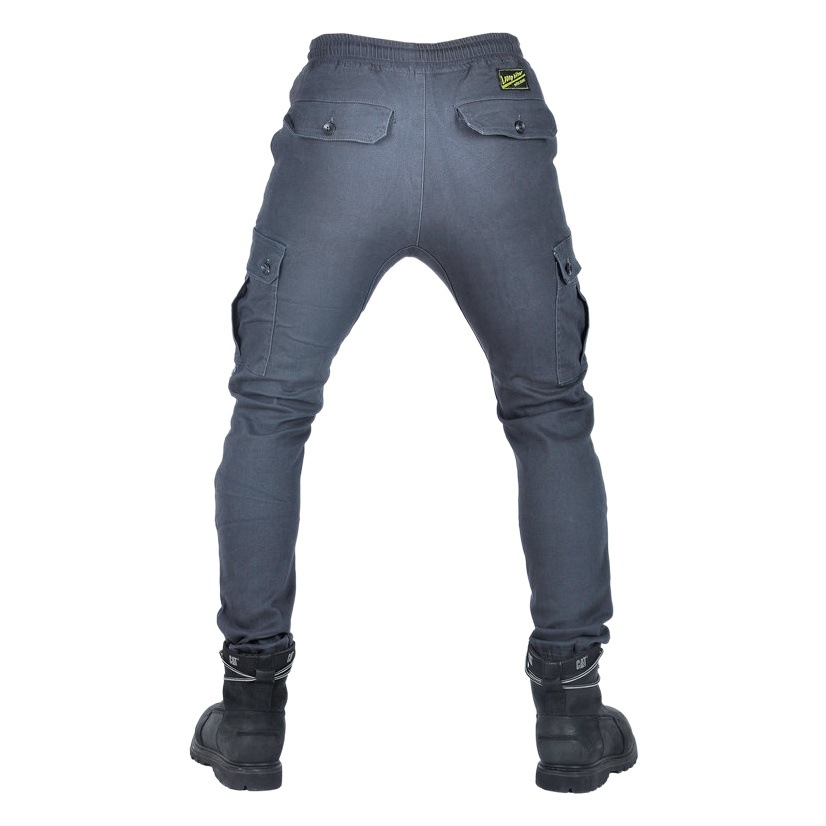 American retro overoles de los hombres de la motocicleta de invierno pantalones de montar casual motocicleta resistente a la gota de pierna ancha tobillo-atado pantalones forrados de lana