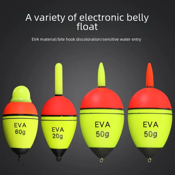 Electronic big belly float luminous float sea pole fish float silver carp float sea pole long shot slide float electronic foam float