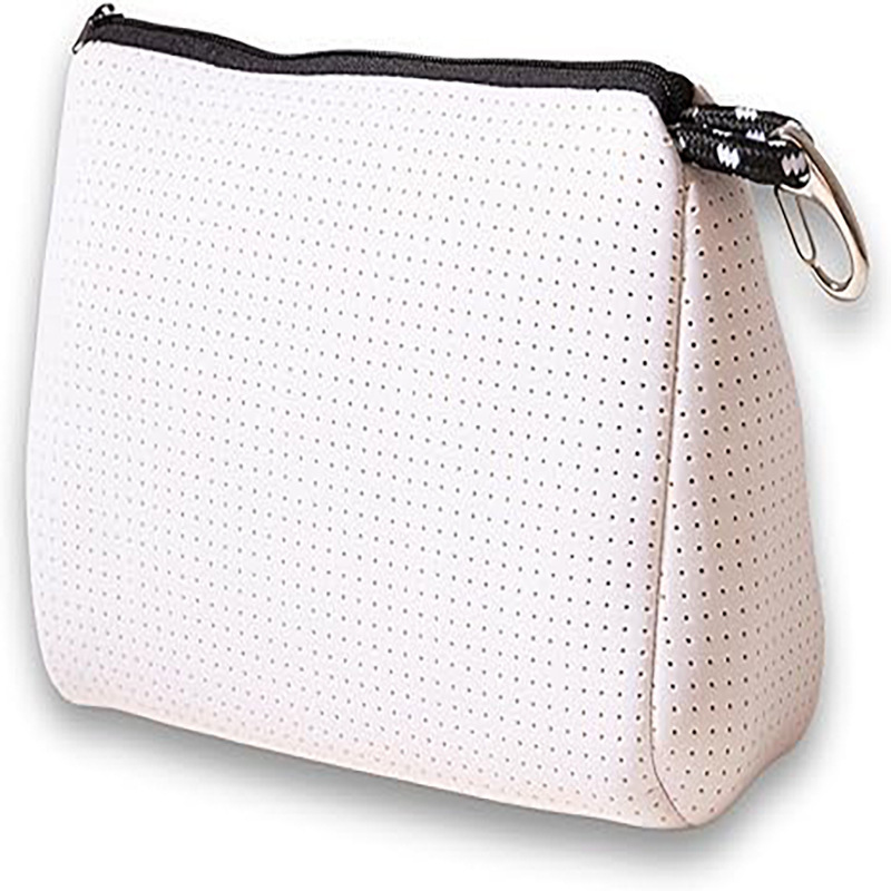 Large Zipper Makeup Bag Neoprene Machine Washable Travel Toiletry Cosmetic Organizer