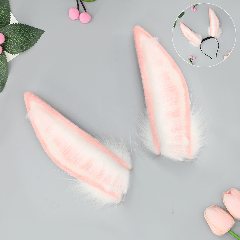 Q-qixuelingzhu electric model detachable ears-pink (excluding electric headband)