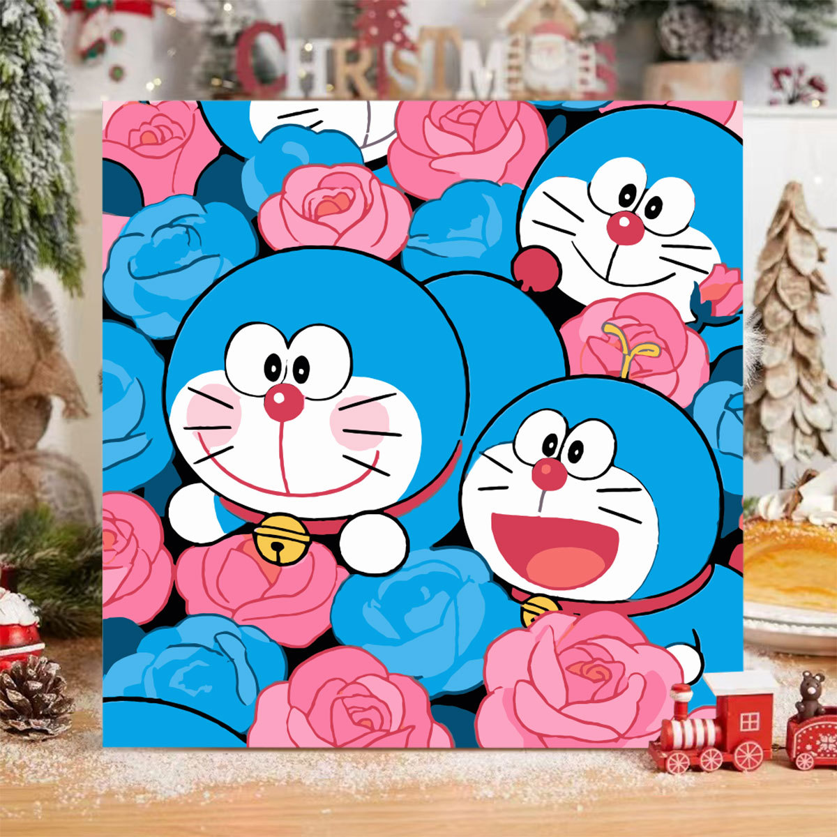 LA543 / 20*20cm 뒷판 + 물감 + 붓