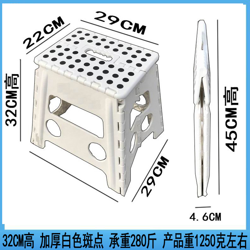 Exportación de taburetes plegables de plástico grueso para niños taburetes portátiles para interiores y exteriores taburetes portátiles antideslizantes