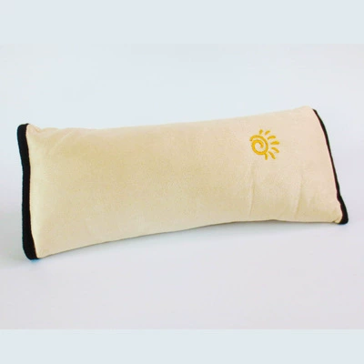 and Extended Anti-Stranglehold Shoulder – Seat belt shoulder pad - beige