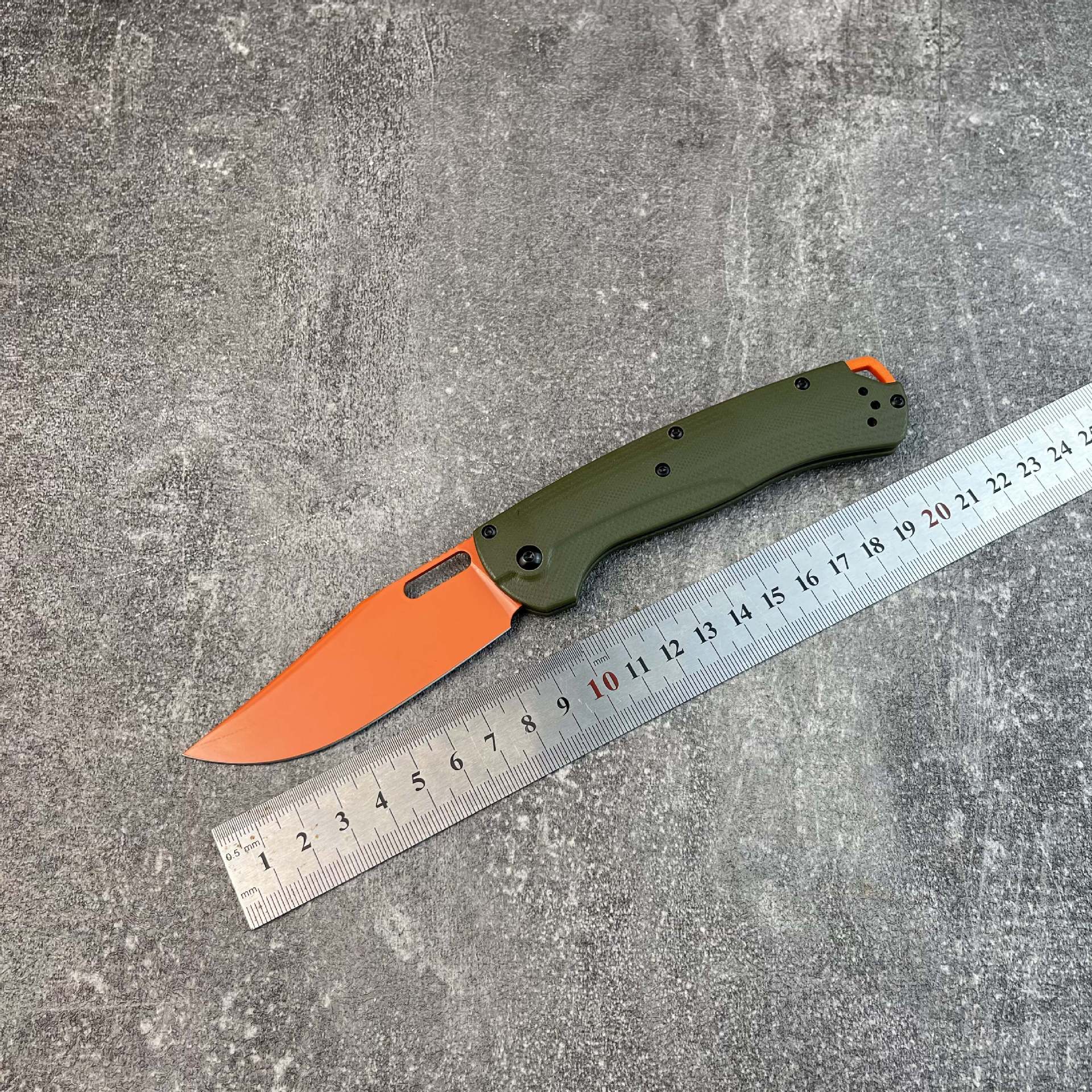 外贸热销15535G10折叠刀高硬度折刀锋利便携小刀户外刀具露营工具