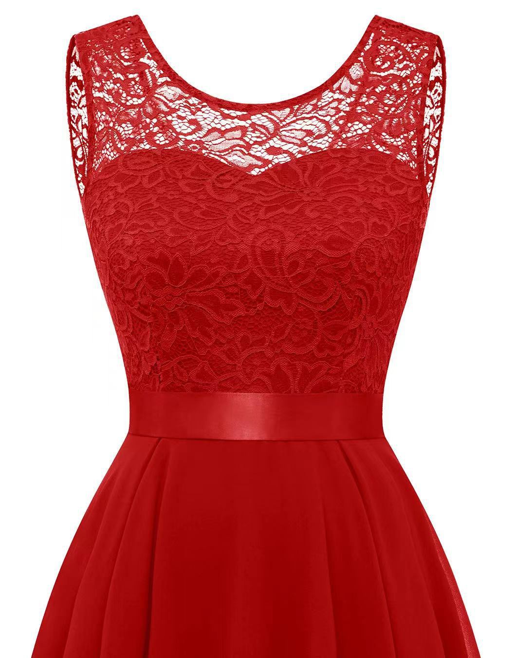 K New Sexy Lace Patchwork Maxi Dress Evening Gown For Women_ecoleips.com