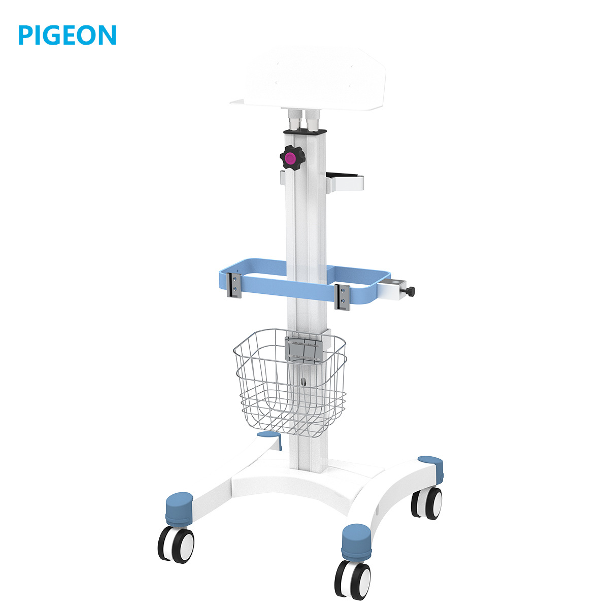 PIGEON医院监护仪呼吸推车诊所适配监护仪推车支架心电图移动台车
