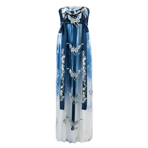[Porcelain Plate Beauty] Single Skirt + Butterfly Belt