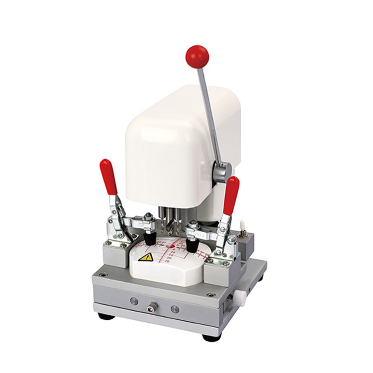 眼镜设备 LG-918S打孔机 分离式抽拉底座 眼镜片模板三孔机