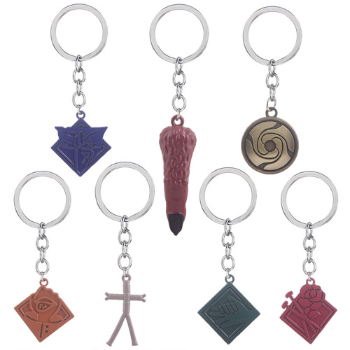 Animation peripheral spells to fight back Gojo Satoru Tiger Stick Hisuhito weapon model keychain alloy pendant necklace pendant