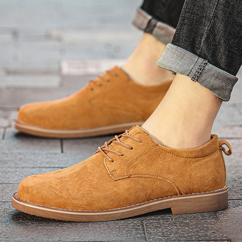 2023 Autumn and Winter Cross-Border Large Size New Low-Cut Lace-Up Men's Casual Small Leather Shoes Youth Trendyy Shoes for Men