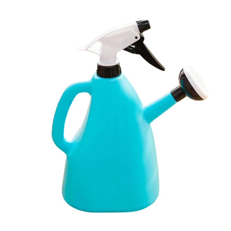 1L regadera de flores de doble uso, regadera, regadera, regadera de presión manual, regadera de jardinería