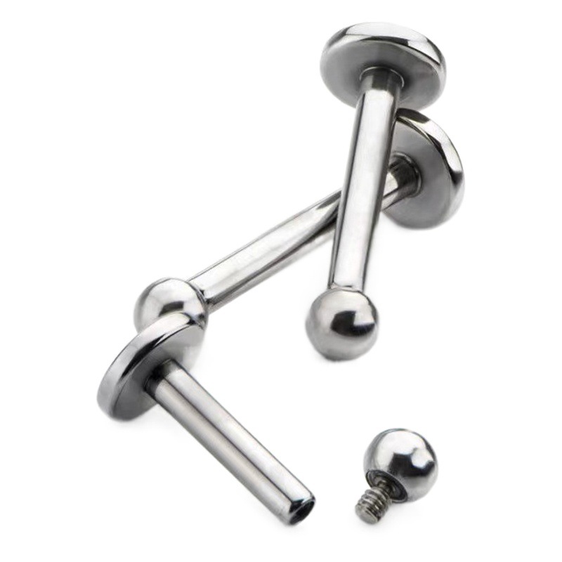 F136 titanium alloy external tooth ball 23458mm external thread titanium ball conventional matching bead adapter internal tooth bar