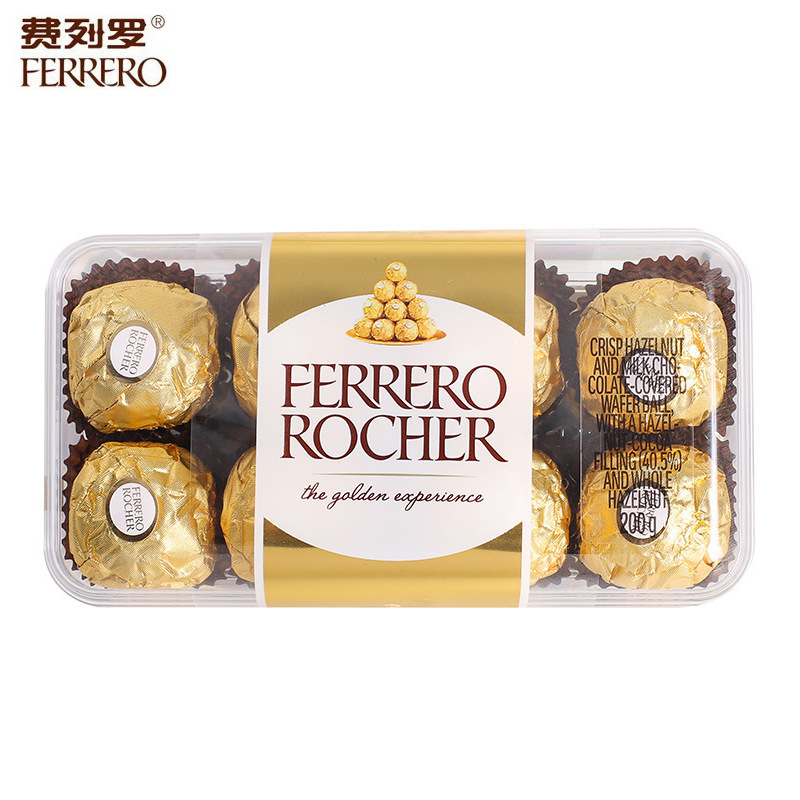 费列.罗巧克力T16粒礼盒装榛果进口正品网红零食七夕教师节礼物