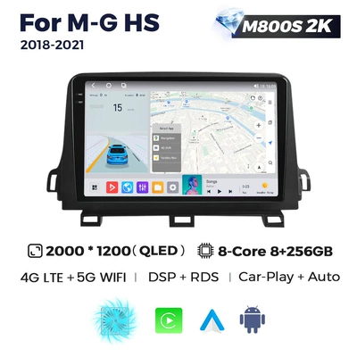 DVD Navigation Android system large screen - 2k-m800s-8256-eight-core-4g-version-7862
