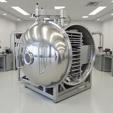 宠物粮鸡胸肉冻干机 咖啡冷冻干燥设备三文鱼全自动低温冻干机