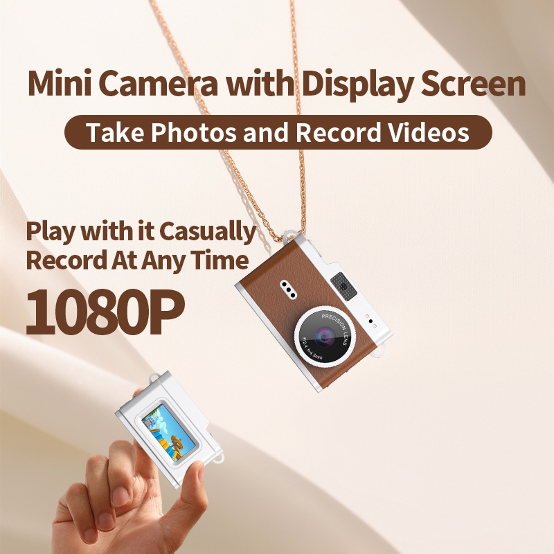 跨境复古迷你校园生活学生党数码照相机高清可拍照录像随身记录