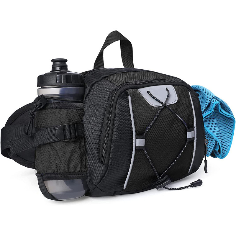 universal capacious waterproof belt bag for men and women for…