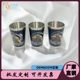 亚马逊万圣圣诞节保温杯304不锈钢3D打印啤酒杯大容量汽车杯定制