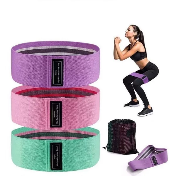 Cross-border foreign trade Amazon Elastic squat resistance band hip fitness tension band yoga stretch training band home
